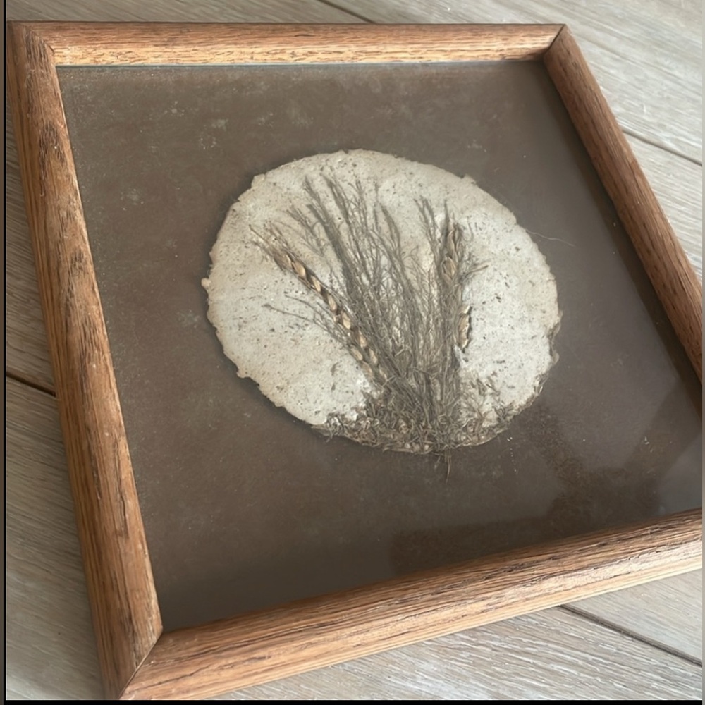 Handmade, paper, fiber art. Natural floral theme. Gorgeous texture and colors.